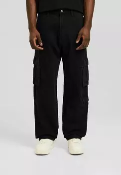 Джинсы Baggy Baggy Bershka, черный