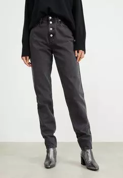 Джинсы Baggy MOM Calvin Klein Jeans, деним черный