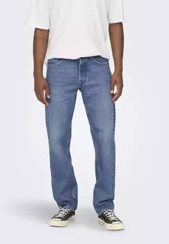 Джинсы Baggy ONSEDGE LOOSE MID Only & Sons, средний синий деним