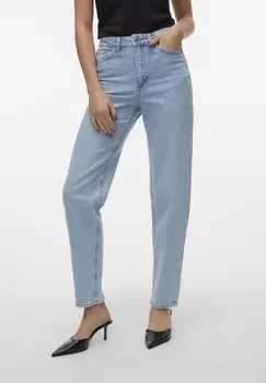 Джинсы Baggy Vmtessa Mom Jeans Vero Moda, цвет light blue denim