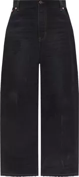 Джинсы Balenciaga Large Baggy Jeans 'Matte Black', черный