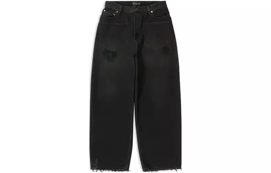 Джинсы Balenciaga с карманами, черный