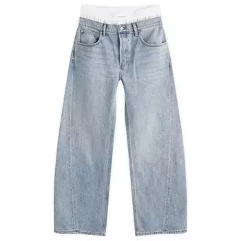 Джинсы-Баллоны с боксерами Alexander Wang, серый