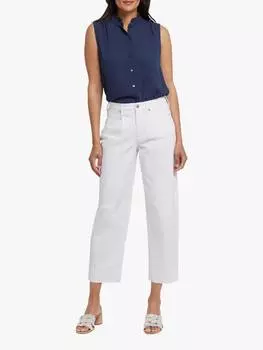 Джинсы-баллоны с высокой посадкой на лодыжках NYDJ, цвет Optic White