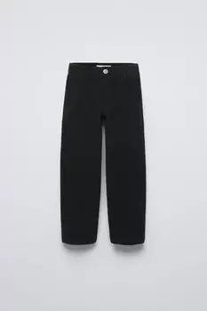 Джинсы-баллоны ZARA, черный