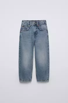 Джинсы-баллоны ZARA, синий