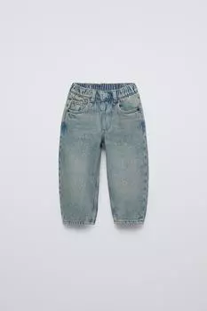 Джинсы-баллоны ZARA, синий