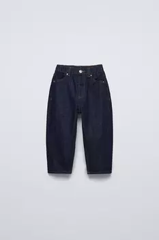 Джинсы balloon fit ZARA, синий