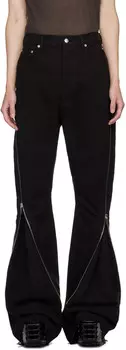 Джинсы-бананы Porterville Bolan Rick Owens, черный