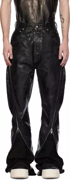 Джинсы-бананы Porterville Bolan Rick Owens DRKSHDW, черный