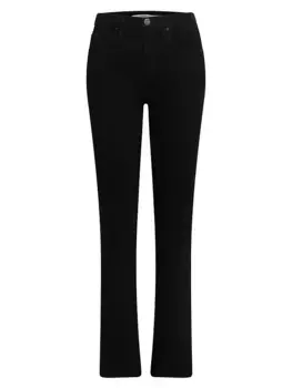 Джинсы Barbara с вырезом по внешнему шву Hudson Jeans, черный