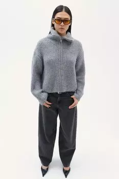 Джинсы barrel классического кроя H&M, черный