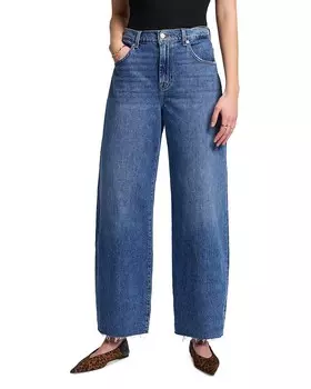 Джинсы Barrel с высокой посадкой 7 For All Mankind Bonnie в Санта-Крус, синий