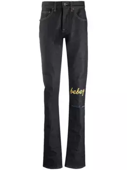 Джинсы Bebey Selvedge из коллаборации с Theophilus London OFF-WHITE, синий