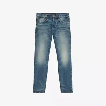 Джинсы Beckham x BOSS скинни средней посадки из стрейч-денима, синий