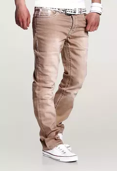 Джинсы behype hose Stitch, бежевый