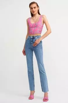 Джинсы - Белый - Тонкий Dilvin