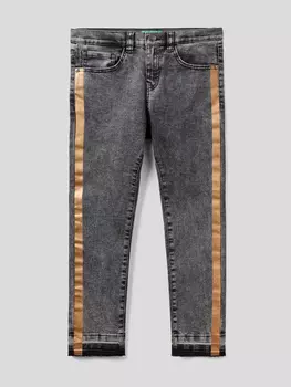 Джинсы Benetton Skinny fit, серый