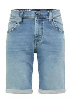 Джинсы-Бермуды "Чикаго" 5-карманные Mustang, синий