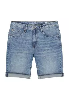 Джинсы-бермуды, поношенные, короткие, мужские GARCIA, цвет Medium