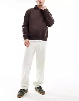 Джинсы Bershka 90s Straight, кремовый