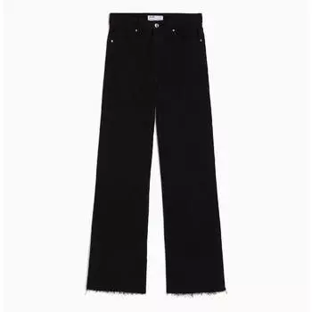 Джинсы Bershka Comfort With Side Vent, черный