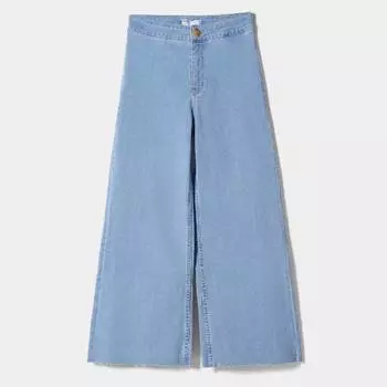 Джинсы Bershka Culotte, голубой