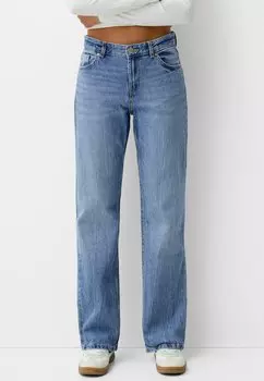 Джинсы Bershka, цвет Light-Blue Denim