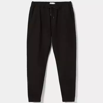 Джинсы Bershka Jogger, черный