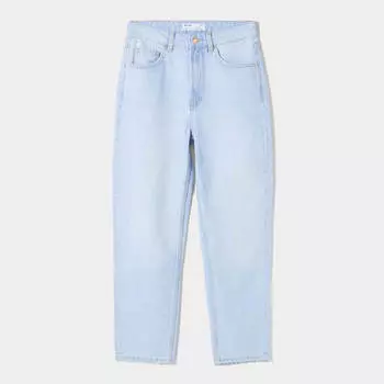 Джинсы Bershka Mom, светло-голубой