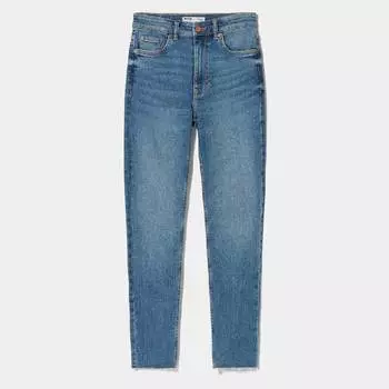 Джинсы Bershka Skinny High, синий