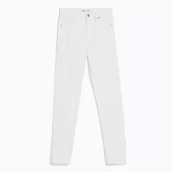 Джинсы Bershka Skinny High Waist, белый