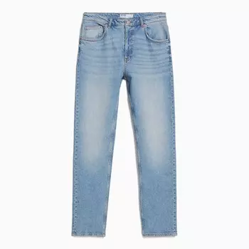 Джинсы Bershka Slim Fit, светло-синий
