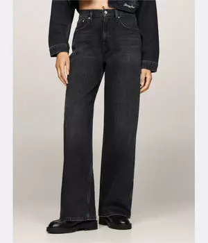 Джинсы Бетси Flare fit Tommy Jeans, черный