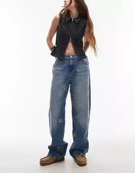 Джинсы Betsy средней посадки, прямые, с логотипом Tommy Jeans