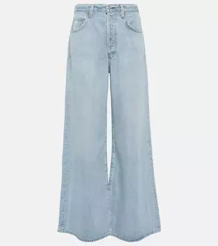 Джинсы beverly с завышенной талией Citizens Of Humanity, синий