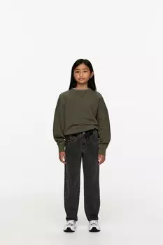 Джинсы без застежек Arket, черный