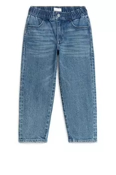 Джинсы без застежек Arket, голубой