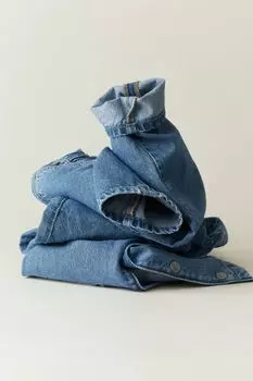 Джинсы без застежек Arket, синий