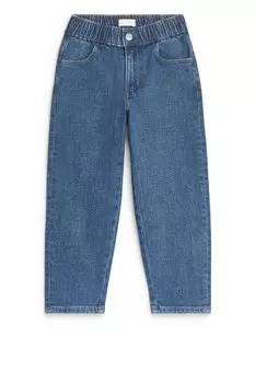 Джинсы без застежек Arket, синий