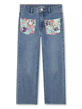 Джинсы Billieblush с пайетками, синий