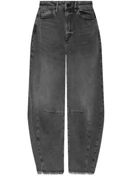 Джинсы-бочонки AllSaints, серый
