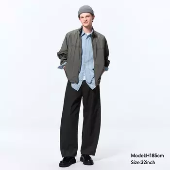 Джинсы-бочонки GU, светло-серый