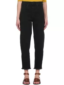 Джинсы-бочонки с высокой талией Whistles, черный