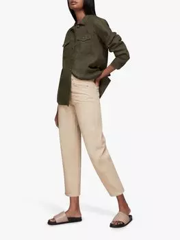 Джинсы-бочонки с высокой талией Whistles, Камень