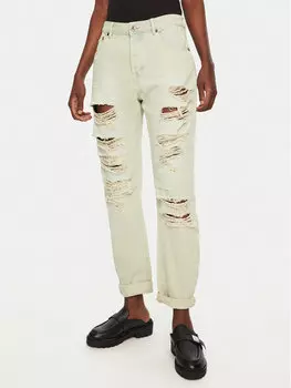 Джинсы бойфренда One Teaspoon, зеленый