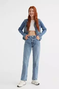 Джинсы-бойфренды 90-х H&amp;M, синий деним