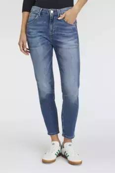 Джинсы-бойфренды "Freja" Marc O'Polo DENIM, легкая стирка, синий