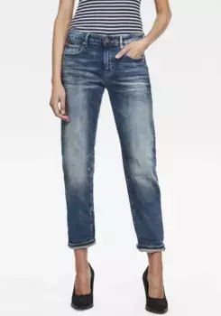 Джинсы-бойфренды G-Star RAW "Kate Boyfriend" с аутентичными эффектами, синий