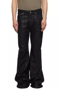 Джинсы-бойфренды Hollywood с заниженной талией Rick Owens Drkshdw, черный